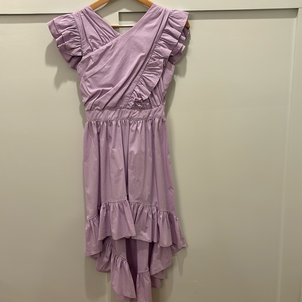 HABITUAL girl Wrap Ruffle Dress